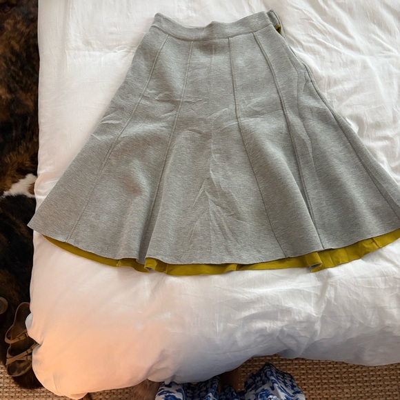 Maeve gray/Mustard Yellow Skirt - Picture 3 of 3